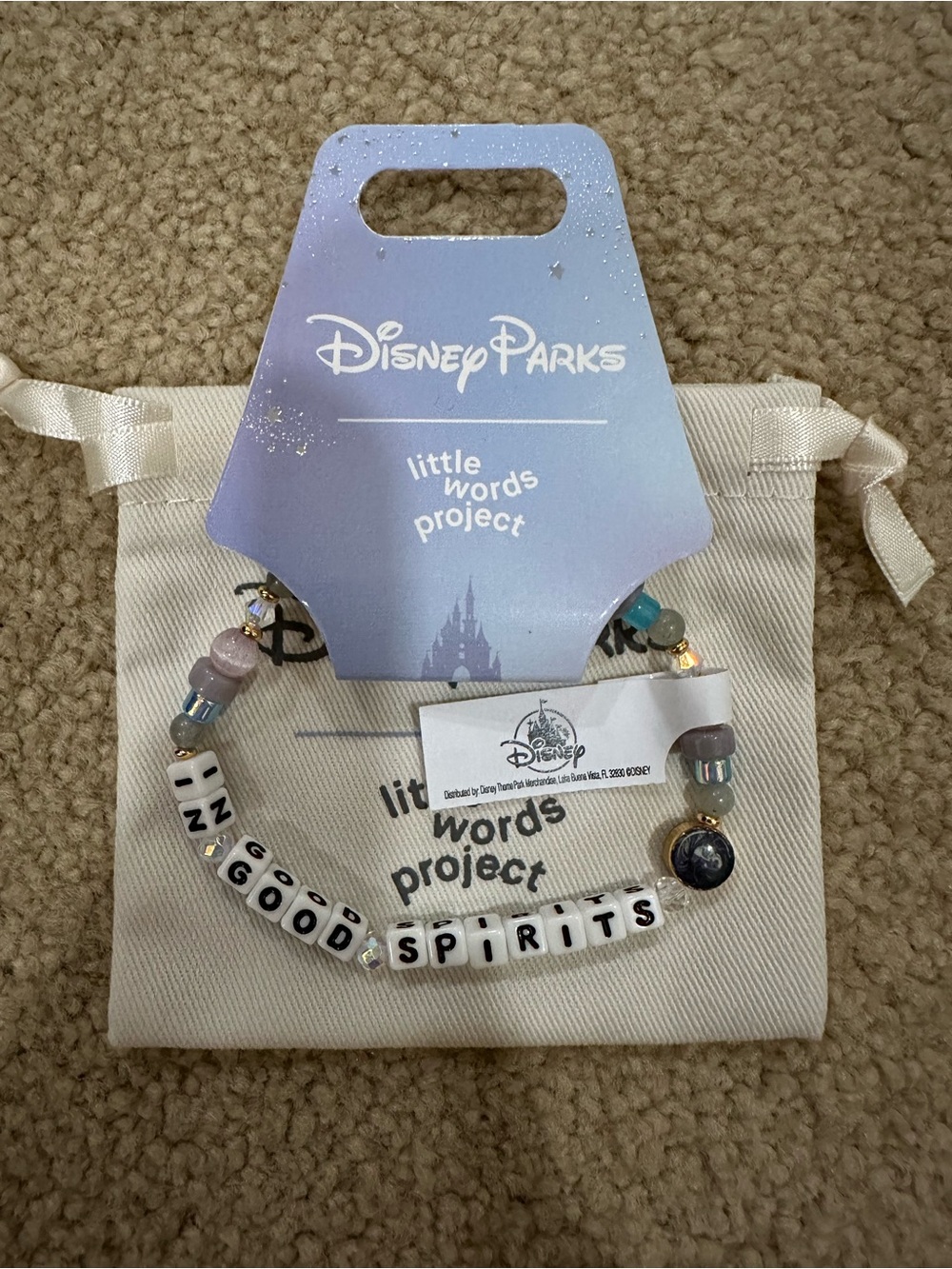 Little Words Project x Disney Parks 'In Good Spirits' Beaded Bracelet